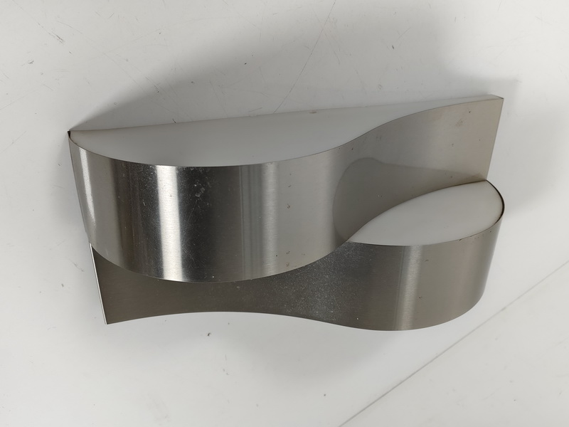 aplique pared inox metacrilato e14 14x32.5x14 3u